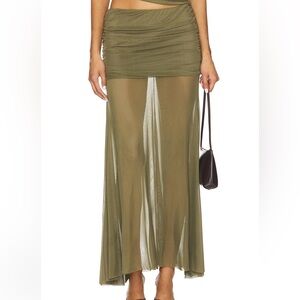 Amanda Uprichard Leo Skirt in Ponderosa Size Medium